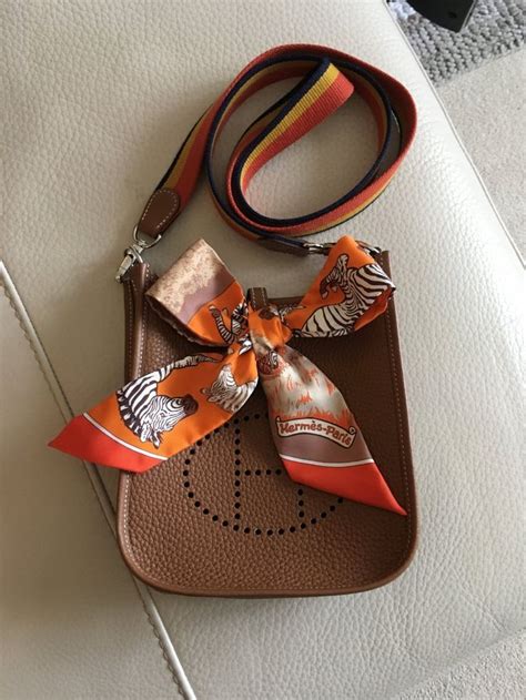 hermes evelyne bag with twilly|Hermes twilly scarf ribbon.